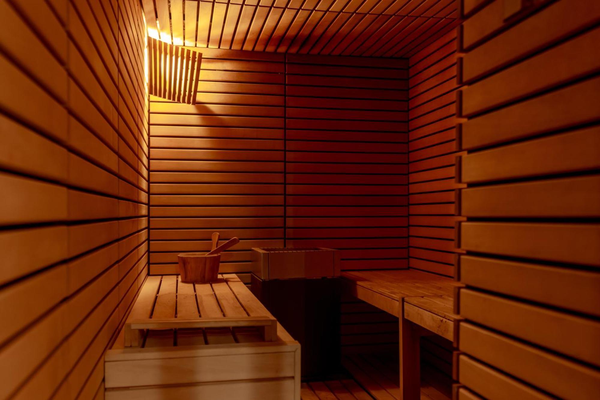 Sensi Azores Nature And Spa Ginetes Exteriér fotografie A Finnish sauna